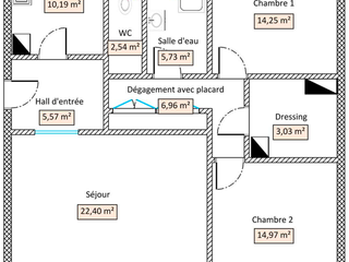 Vente appartement 3 pièces