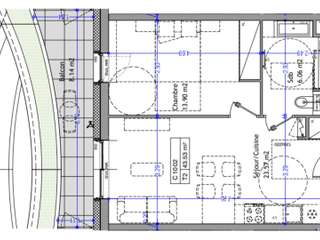 Vente appartement 2 pièces
