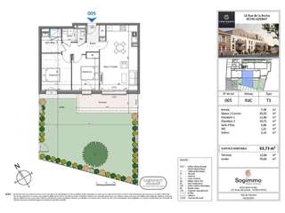 Vente appartement 3 pièces