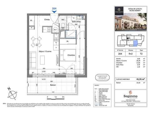 Vente appartement 2 pièces