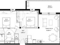 Vente appartement 3 pièces