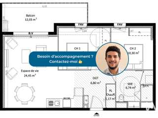 Vente appartement 2 pièces