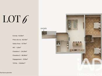Vente appartement 4 pièces