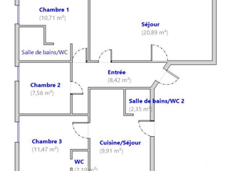 Vente appartement 4 pièces