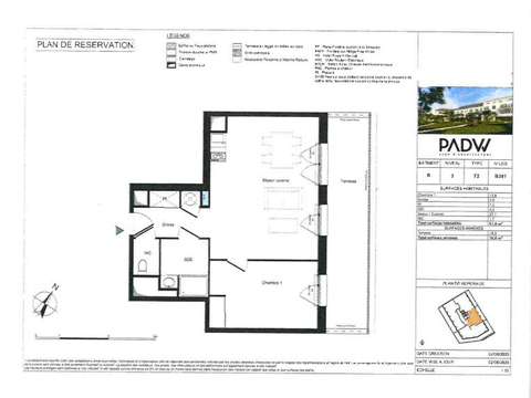 Vente appartement 2 pièces