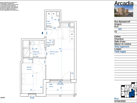Vente appartement 2 pièces Angers 49
