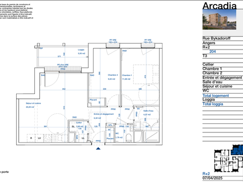 Vente appartement 3 pièces