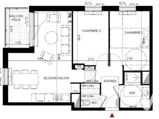 Vente appartement 3 pièces Vente appartement 3 pièces
