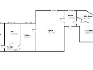 Vente appartement 3 pièces