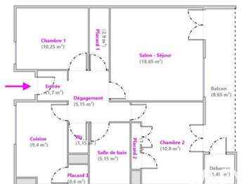Vente appartement 3 pièces Angers 49