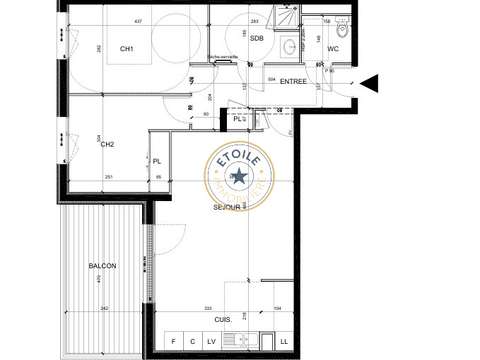 Vente appartement 3 pièces
