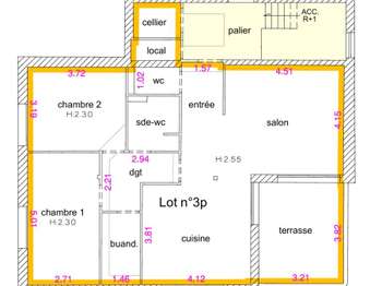 Vente Appartement 4 piècesAngers Belle Beille