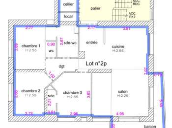 Vente appartement 4 pièces Angers Belle Beille 49