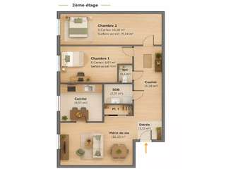 Vente appartement 3 pièces Vente appartement 3 pièces