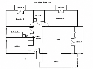 Vente appartement 3 pièces Vente appartement 3 pièces