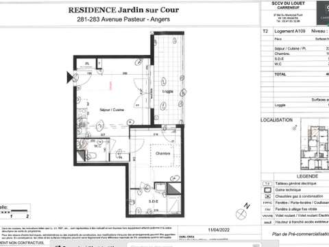 Vente appartement 2 pièces