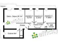Vente appartement 4 pièces