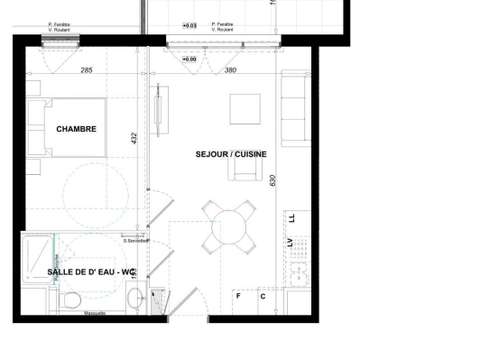 Vente appartement 2 pièces Antibes 06