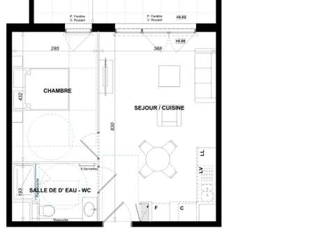 Vente appartement 2 pièces Antibes 06