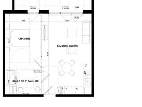 Vente appartement 2 pièces Antibes 06