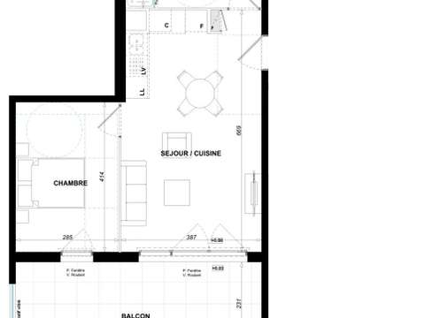 Vente appartement 2 pièces Antibes 06