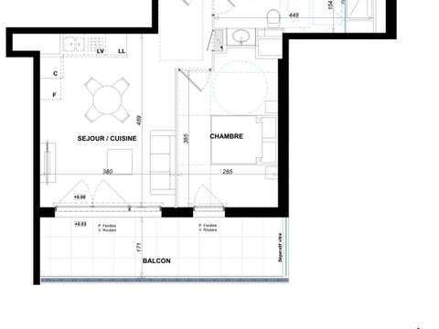 Vente appartement 2 pièces Antibes 06