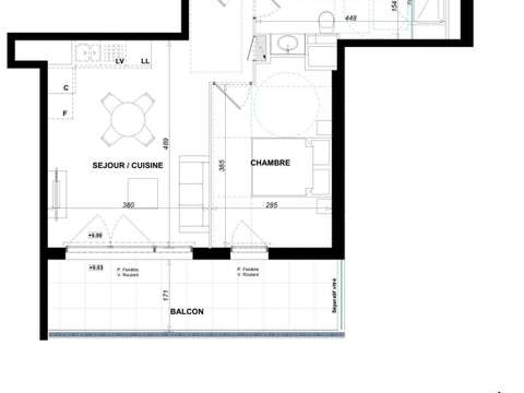 Vente appartement 2 pièces Antibes 06