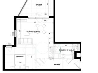 Vente appartement 2 pièces