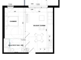 Vente appartement 2 pièces