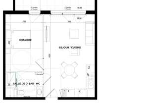 Vente Appartement 2 piècesAntibes