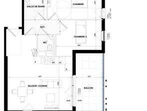 Vente Appartement 3 piècesAntibes