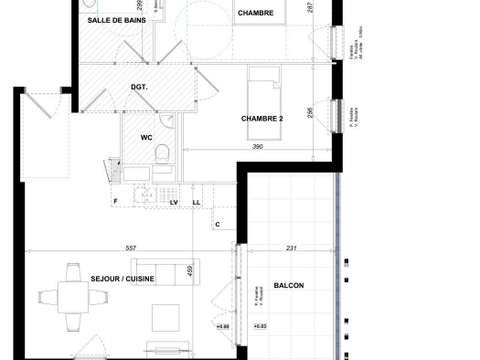 Vente appartement 3 pièces Antibes 06