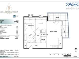 Vente appartement 3 pièces