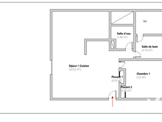 Vente appartement 2 pièces