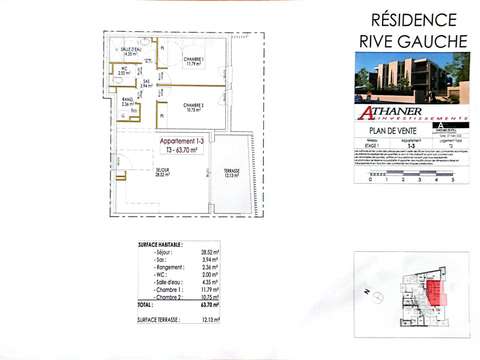 Vente appartement 3 pièces Vente appartement 3 pièces