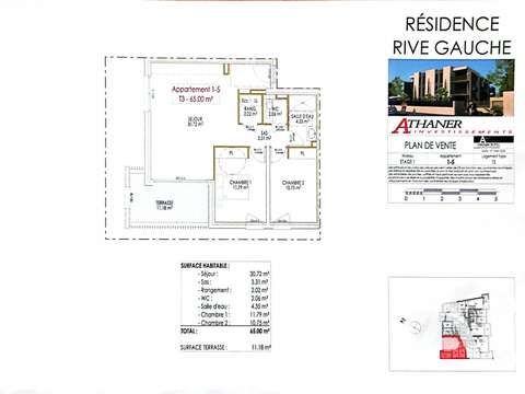 Vente appartement 3 pièces Vente appartement 3 pièces