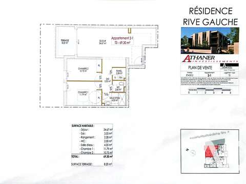 Vente appartement 3 pièces Vente appartement 3 pièces