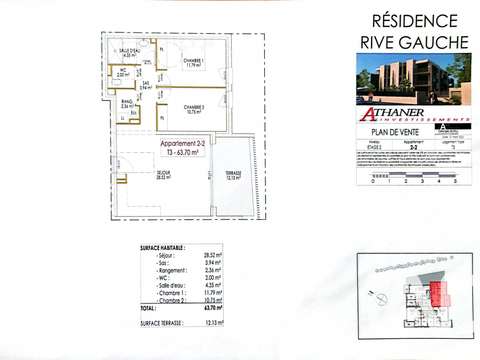 Vente appartement 3 pièces Vente appartement 3 pièces