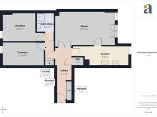 Vente appartement 3 pièces