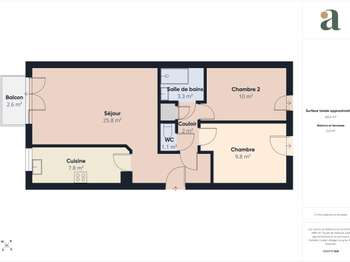 Vente appartement 3 pièces
