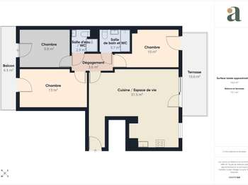 Vente appartement 4 pièces