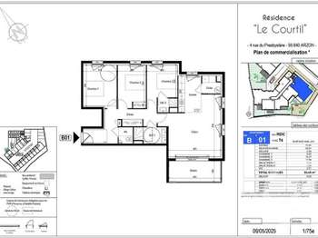 Vente appartement 4 pièces Arzon 56