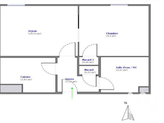 Vente appartement 2 pièces