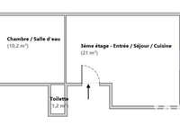 Vente appartement 2 pièces Vente appartement 2 pièces
