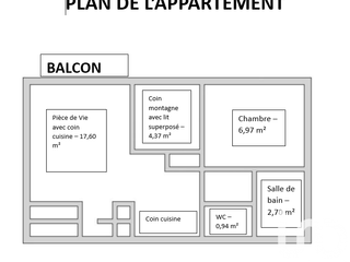 Vente appartement 3 pièces