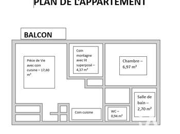 Vente appartement 3 pièces