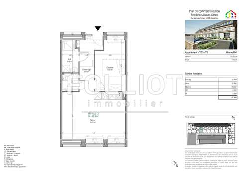 Vente appartement 2 pièces Vente appartement 2 pièces