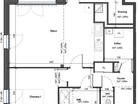 Vente appartement 3 pièces