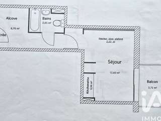 Vente appartement 1 pièce