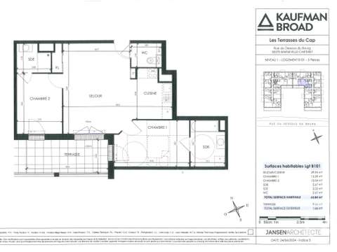 Vente appartement 3 pièces